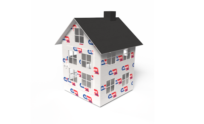 Air-Gard on house mockup
