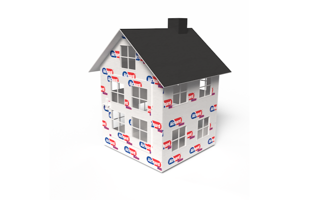 Air-Gard on house mockup