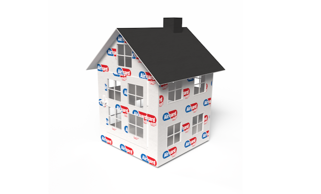 Air-Gard on house mockup