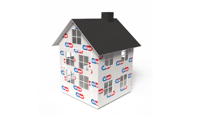 Air-Gard on house mockup