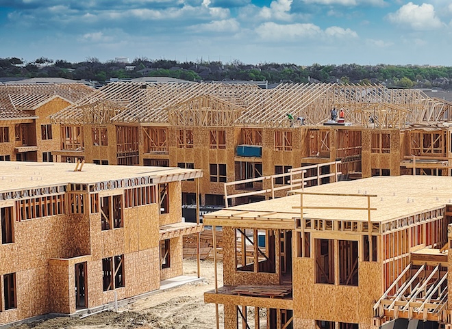 framing of house under construction