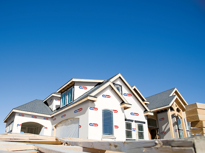 house wrapped in air-gard